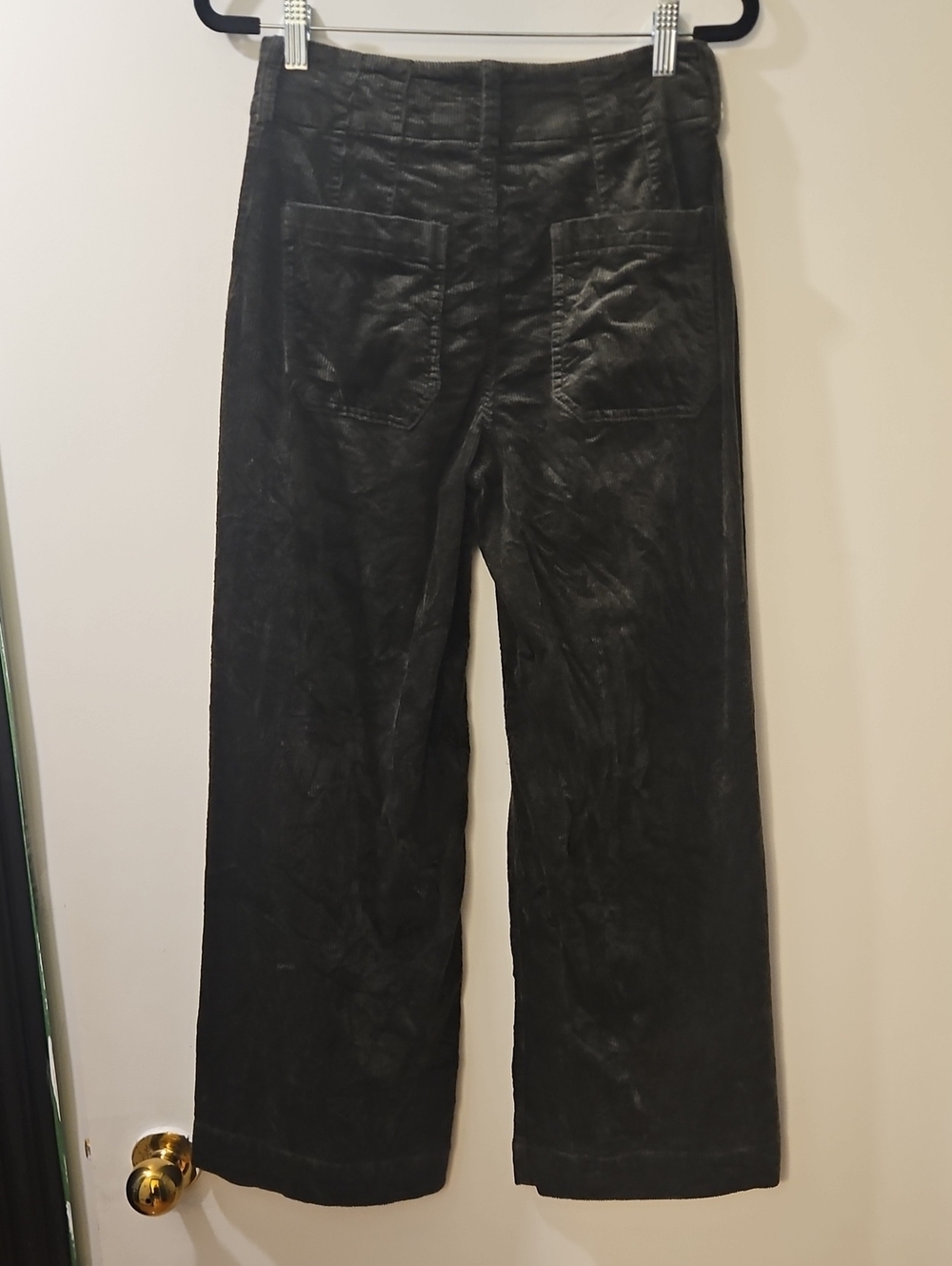 Anthropologie Maeve Collette Green Wide-Leg Corduroy Pants Size 26 - Picture 4 of 13